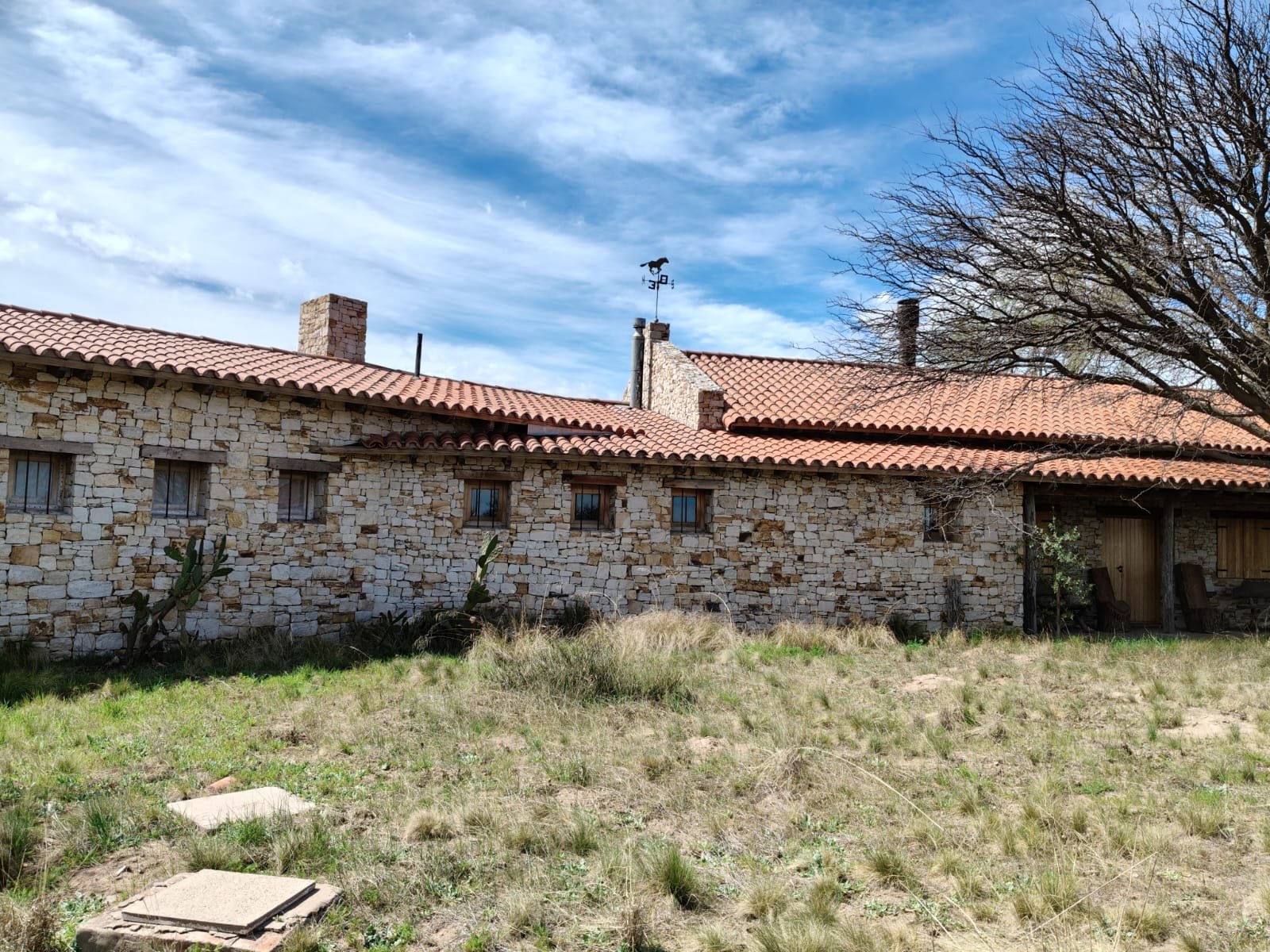 Stone residence at the estate